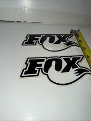 LOT OF 2 INTERNAL BYPASS FOX RACING SHOCKS SHOX DECALS STICKERS BMX RACING