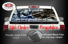 2nd Amendment Gun Rights Tactical Rear Window Graphic Decal Truck Van Car