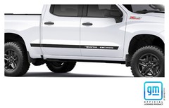2019 20 21 22 23 24 Chevy Silverado 1500 Trail Boss Crew Double Cab Body Decals