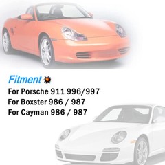 Sun Visor Vanity Mirror Cover For Porsche 911 996/997 Boxster Cayman 986/987 AD