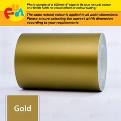 GOLD Roll PIN STRIPE Car Model Bike Streamline Adhesive TAPE Decal Vinyl Sticker