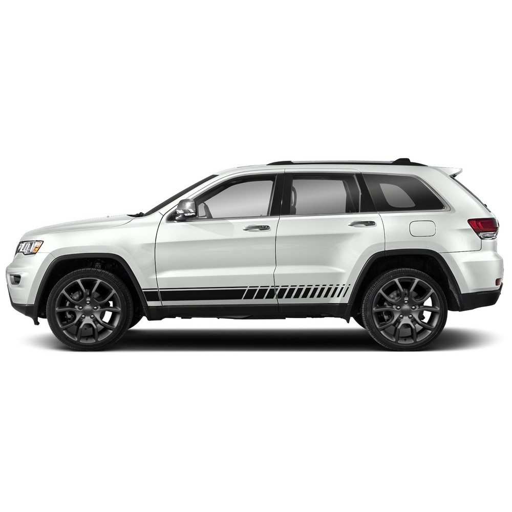 Lower door stripes graphics stickers decal compatible with Jeep Grand Cherokee