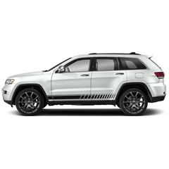 Lower door stripes graphics stickers decal compatible with Jeep Grand Cherokee