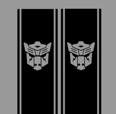 “Transformer” Dinobot bedside Stripe decals, 10″ x 46″, Set of 2, decal