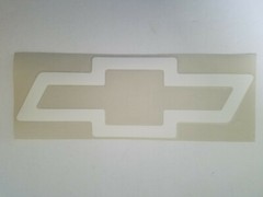 (9) Chevrolet Bowtie White Decals 11″ x 4″ New Old Stock