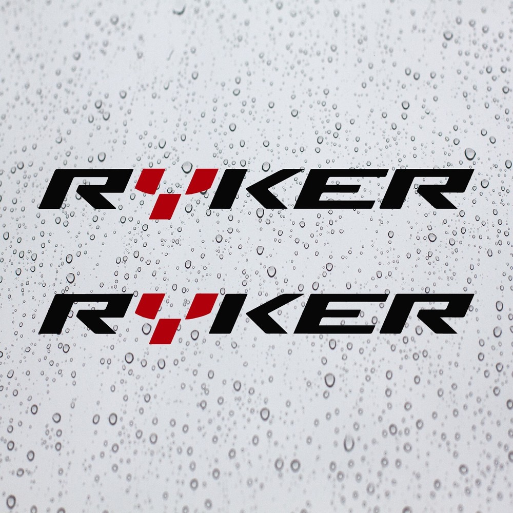2pcs RYKER Decal Vinyl Stickers for Can Am AVT Vehicles Motorcycles Car Truck