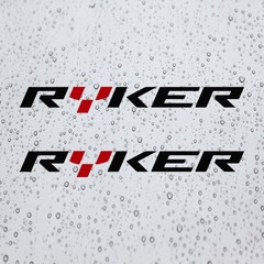 2pcs RYKER Decal Vinyl Stickers for Can Am AVT Vehicles Motorcycles Car Truck
