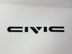 1988-1991 Honda EF Civic BLACK Raised Letters Kit hatch emblem badge SI 89 1990
