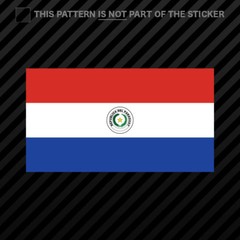 Paraguayan New Guinean Flag Sticker Self Adhesive Vinyl Paraguay PRY PY