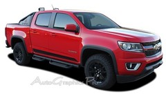 Rocker Panel Accent Vinyl Graphic RAMPART Decals Stripe 2015-2022 Chevy Colorado