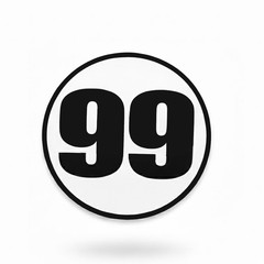 2x 8/10/12/14″ Custom Vintage Classic Racing Any Numbers Magnet Track Day Round