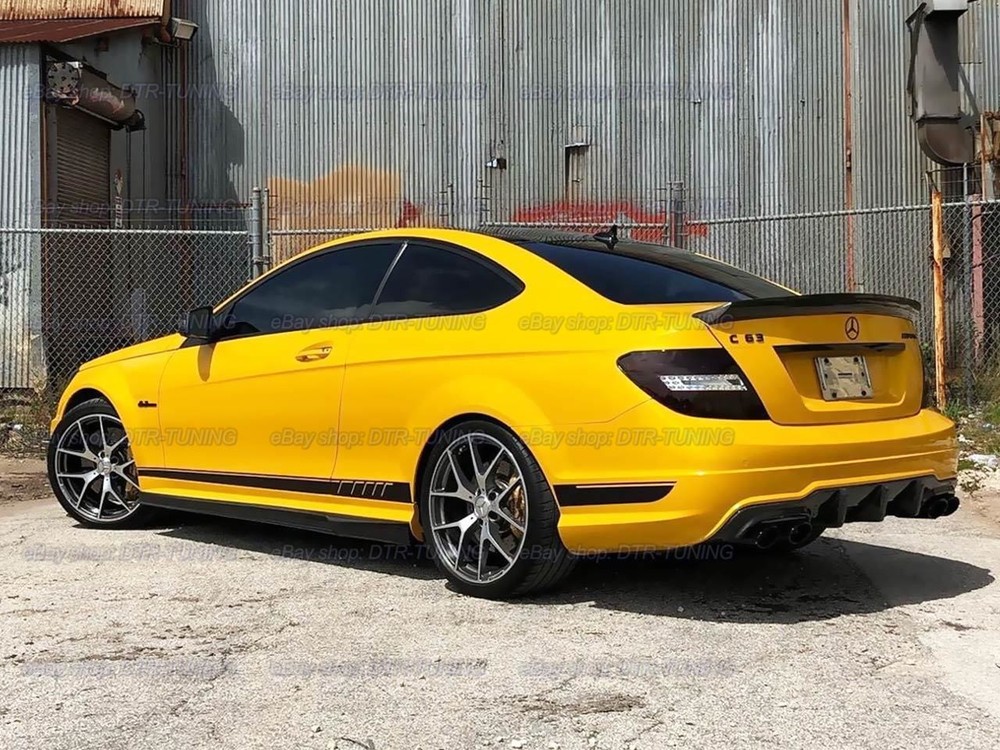 Matte Black Sport Side Stripes For Mercedes C-Class C63 AMG W204 CLS CLA C117 E