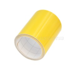 2x 6cm x 198cm DIY Yellow Racing Stripes Car Hood Vinyl Tape Sticker Body Decals