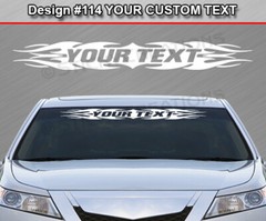 Design #114 Customized Decal Sticker Vinyl Graphic Windshield Window Tribal Car