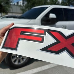 FX2 Off Road Decals for Ranger F150 Truck Super Duty Stickers – Set of 2