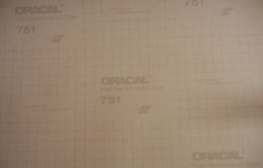 CHECKERED STRIPE DECAL SET #10 HOOD VINYL ORACAL 751 CAST MATTE BLACK ONLY