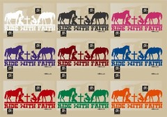 Cowboy Cowgirl Horse Christian Rodeo Cross Car Truck Window Vinyl Decal Sticker