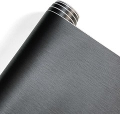 Full Roll 100FT x 5FT Brushed Aluminum Film Vinyl Whole Car Wrap Sticker Grey