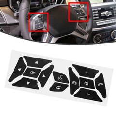 Car Interior Stickers Repair Button Radio Stickers Accessories For Mercedes Benz