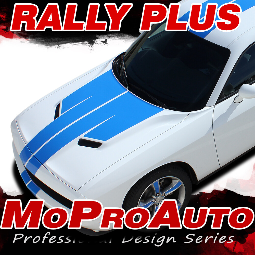 2015-2023 for Dodge Challenger Winged Vinyl Rally Racing Stripes Decal 3M Pro S