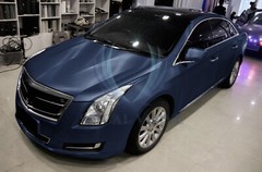 Premium Navy Blue Brushed Aluminum Steel Vinyl Wrap Sticker Decal Air Release