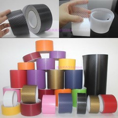 Tape 4in x 50FT Chrome Mirror Matte 3D 4D 5D Carbon Fiber Vinyl Wrap Sticker CF
