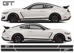 Ford Mustang Side Stripes Graphics Rocker Panel Decals GT