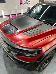 Fits Ram Trx Hood Plain Vinyl Graphics 2 Piece Stickers
