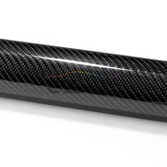 7D Carbon Fiber Low Tack Black High Gloss Car Vinyl Wrap Sticker Decal Sheet