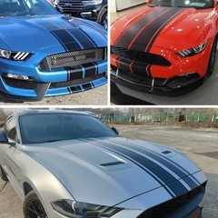 Universal Racing Stripes Car Hood Vinyl Decal Auto Body Side Sticker