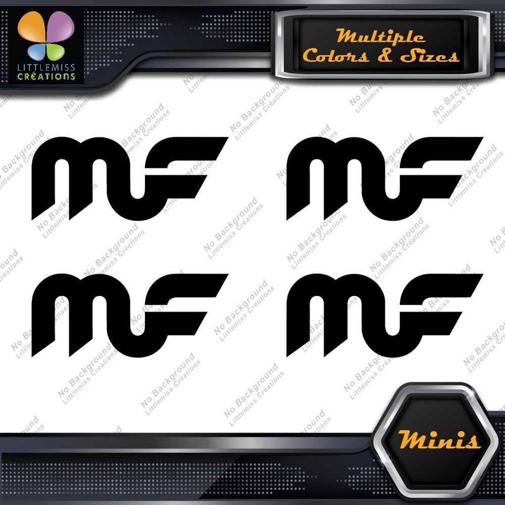Fits Magnaflow Logo Only Exhaust JDM Pack of 4 MINI SIZE Decals Stickers Vinyl
