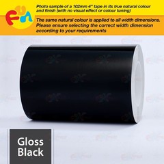 GLOSS BLACK PIN STRIPE Car Model Streamline Adhesive TAPE Decal Vinyl Sticker