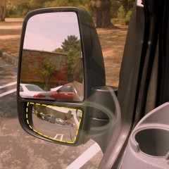 2/4X Passenger & Driver Side Mirror Glass Lower Convex for Ford Transit 150 250