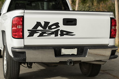 No Fear Text Car Window Vinyl Decal Graphic Logo Motocross Oracal Sticker