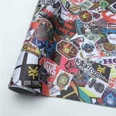 【Sticker Bomb】Vinyl Wrap Decal Film Graffiti Cartoon Anime JDM USDM Sheet DIY