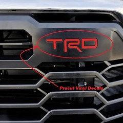 RED Grill Letter Set for Toyota Tundra TRD PRO 2022+ Precut Vinyl Decals