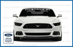 2015 – 2021 Ford Mustang Front Windshield Banner Decal Sticker Graphic GT MGT