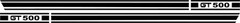 Rocker Panel Side Stickers For Ford Mustang Shelby GT GT500 .. Both Sides