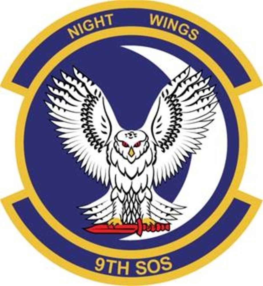 USAF 9th Special Operations Squadron Self-Adhesive Vinyl Decal