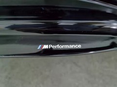 2PCS M Performance Metal Badge Sticker Car Interior Emblem Decal For BMW