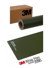 3M 2080 M26 12″ x 6′ Matte Military Green Vinyl Vehicle Car Truck Wrap Roll