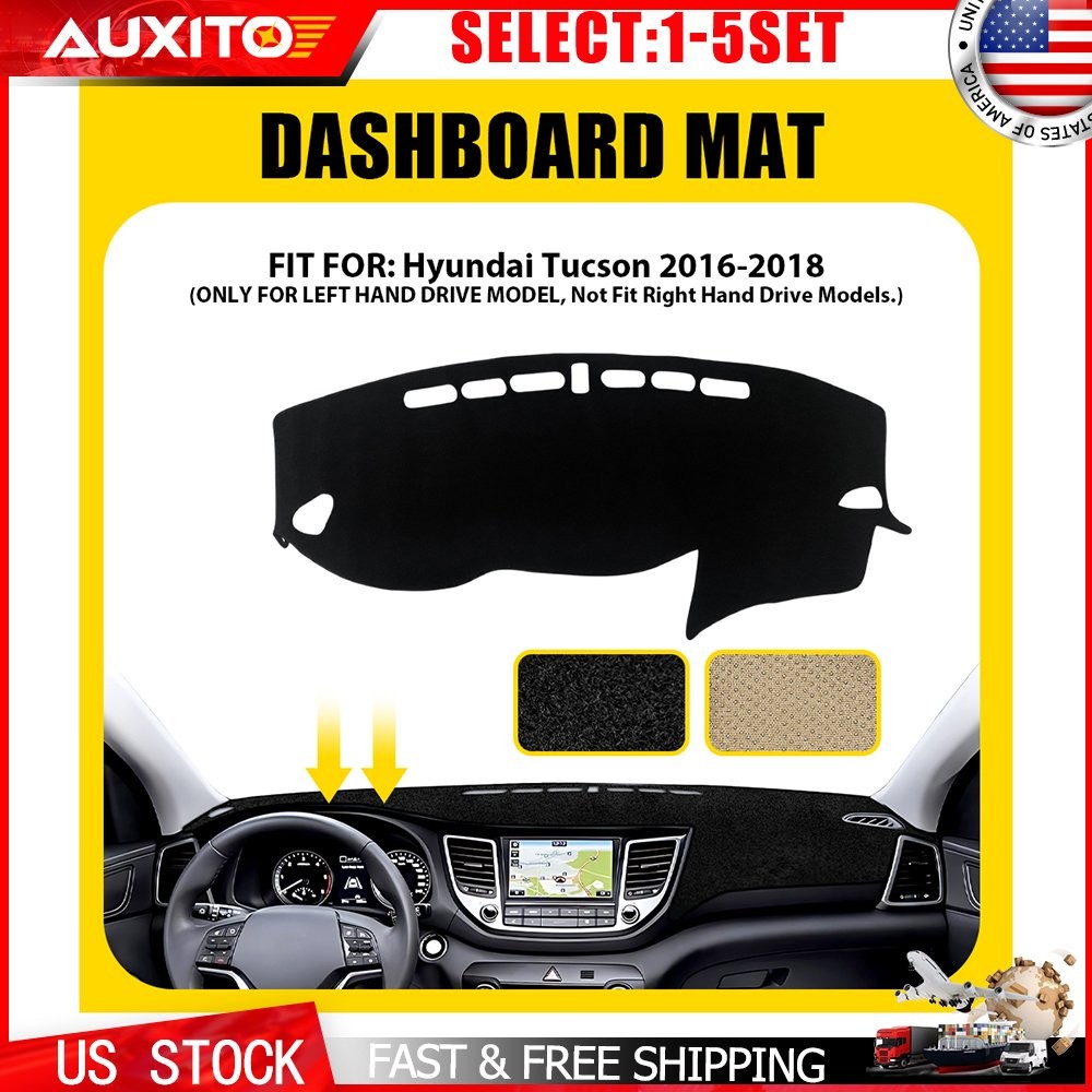 Dash Cover For Hyundai Tucson 2016-18 Dashboard Protector Mat Pad Non Slip 1-5X