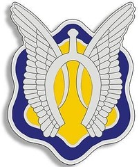 3×4 inch 17th Cavalry Regiment Wings Insignia Shaped Sticker (Combat) Army Lic.