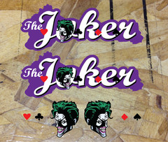The Joker Vehicle Car Wrap Graphic Harley Truck Decal Quinn Sticker Set of 4