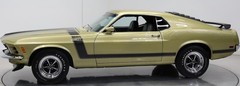 Ford Mustang Side Stripes Graphics Boss 302 Decals Accent 1970