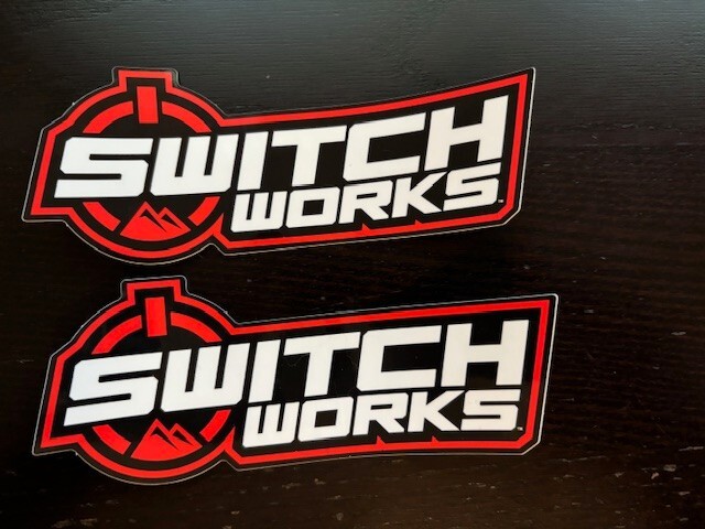 Switch Works Stickers 5.5″x2″ 2pcs Smart Switch Car/Truck/ATV/UTV/ Offroad