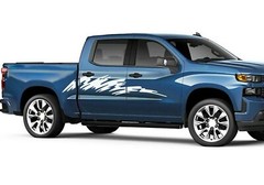 Side Decals stickers graphics Stripes kit for Chevrolet Silverado 2007 -Present