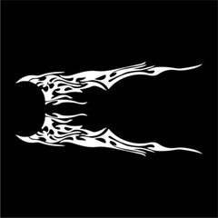 Tribal Body Side Vinyl Decal Stripe Set Multiple color Made n USA 6+ years