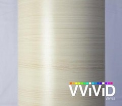 VVivid White Maple Wood Grain Vinyl Wrap Architectural Film | V111