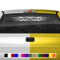 #121 VERACRUZ Mexico VER Decal Sticker Windshield Window Graphic Estado Troca
